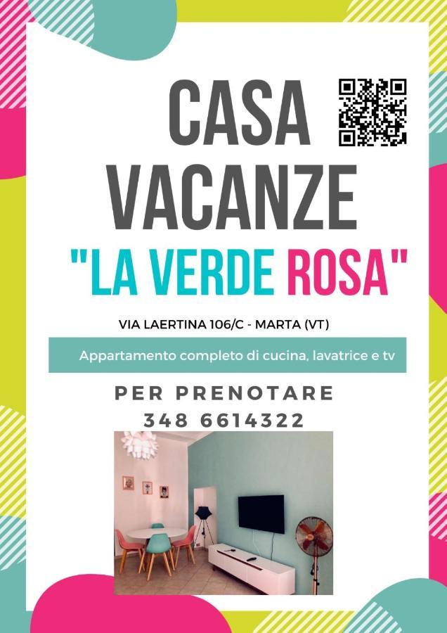 La Verde Rosa - Casa Vacanze A Due Passi Dal Lago Marta Kültér fotó